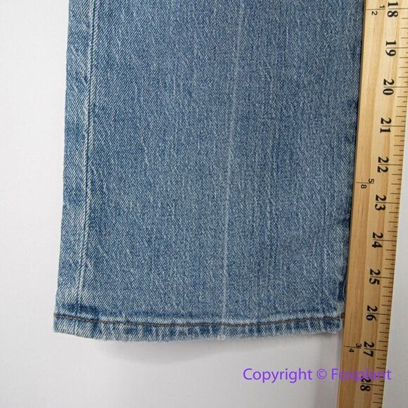 New! Madewell The Petite Curvy '90s Straight Jean rondell wash, size 25P - Picture 7 of 15